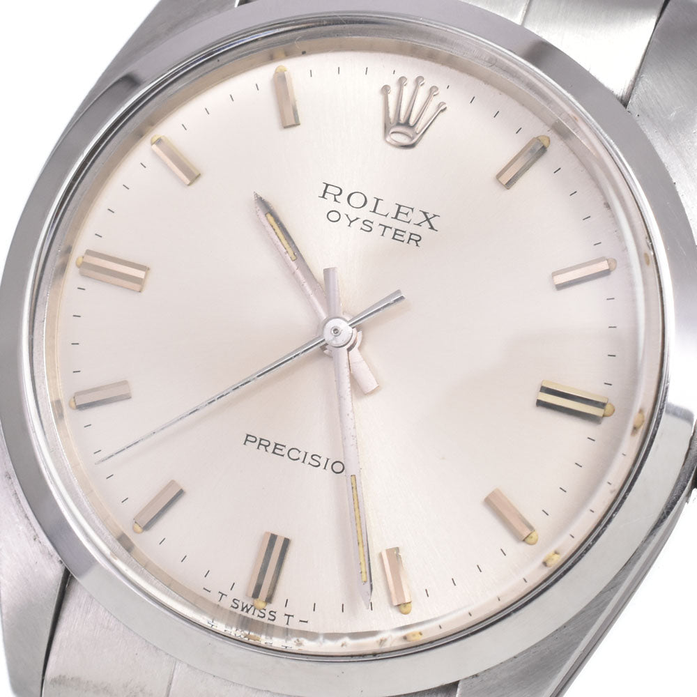 ROLEX Oyster Precision 6426 vintage Silver Dial Hand Winding Men's
 Watch O#150714