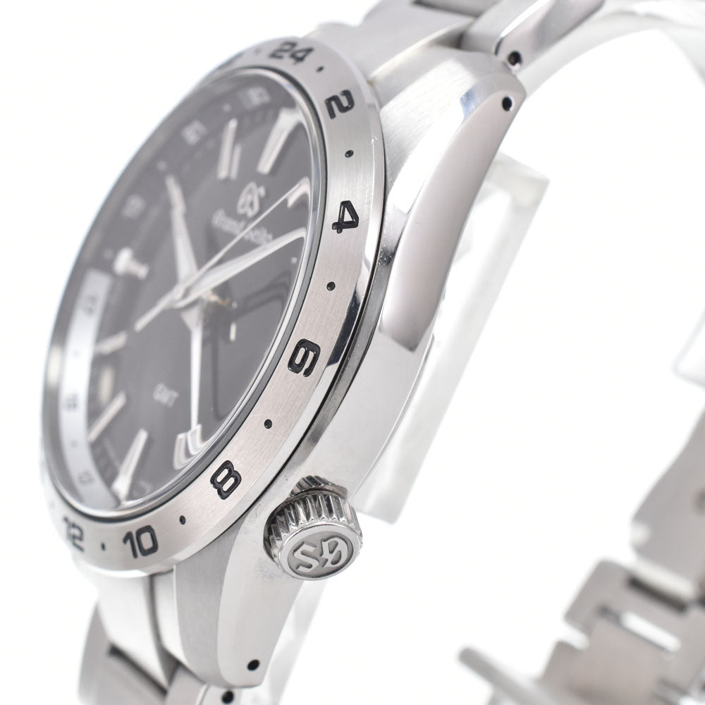 with paper SEIKO Grand Seiko GMT SBGN027/9F86-0AK0 Sports collection black Dial Quartz Men's
 Watch K#150715