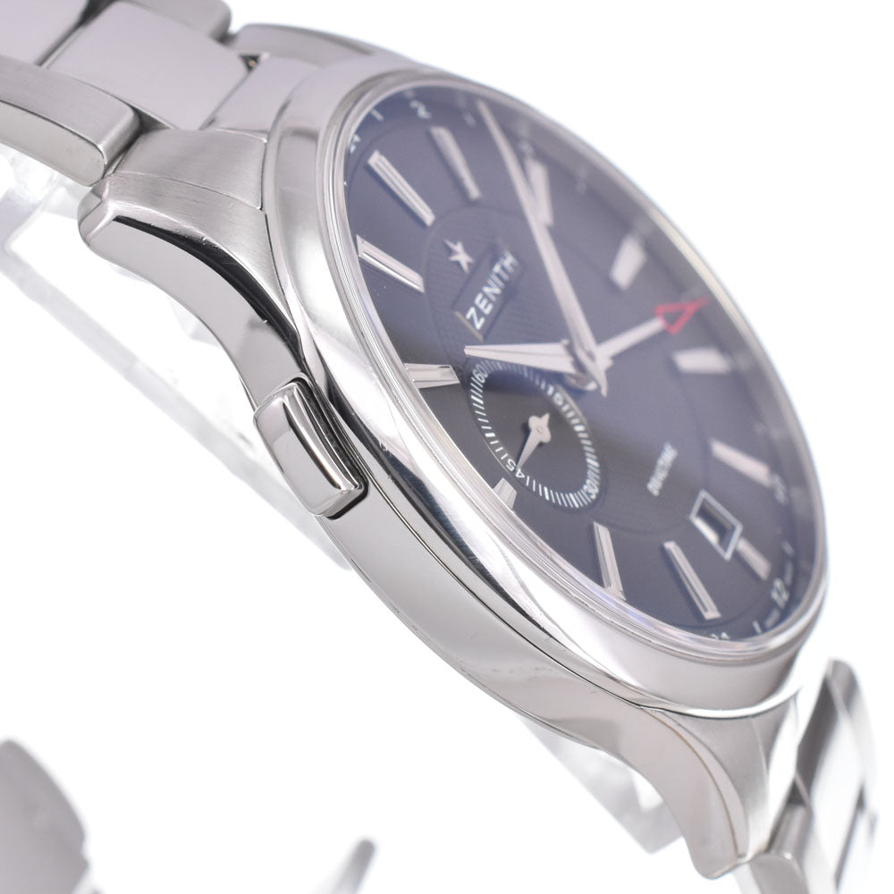 with paper ZENITH captain dual time 03.2130.682/22.M2130 black Dial Automatic Men's
 Watch L#150716