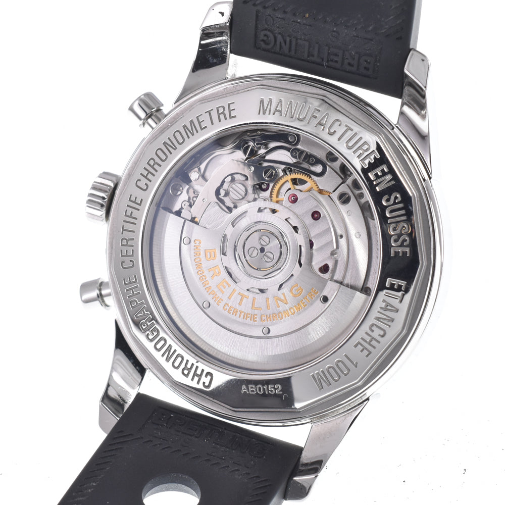 with paper BREITLING Transocean AB0152 black Dial Automatic Men's
 Watch K#150717