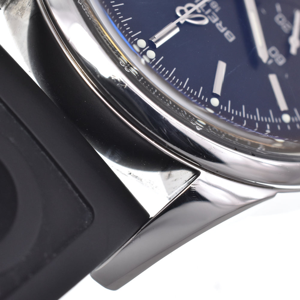 with paper BREITLING Transocean AB0152 black Dial Automatic Men's
 Watch K#150717