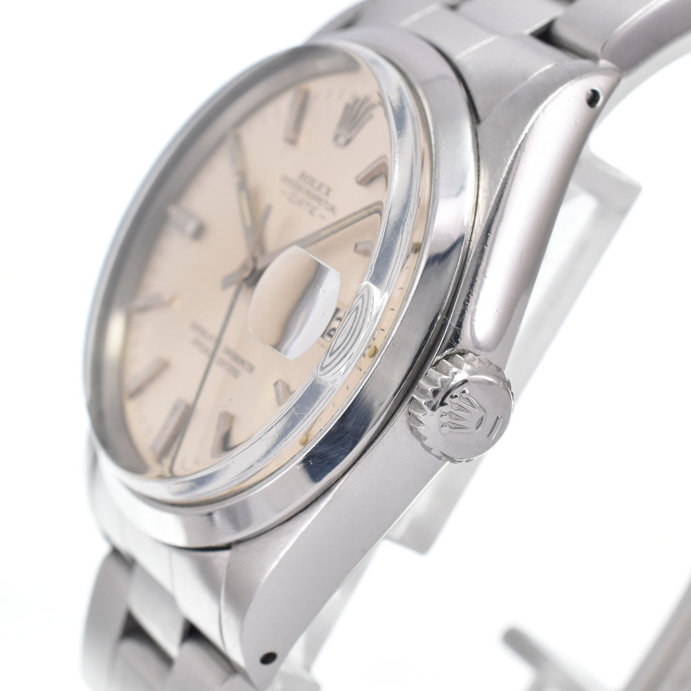 ROLEX Oyster perpetual date 1500 vintage Cal.1570 Silver Dial Automatic Men's
 Watch L#150719