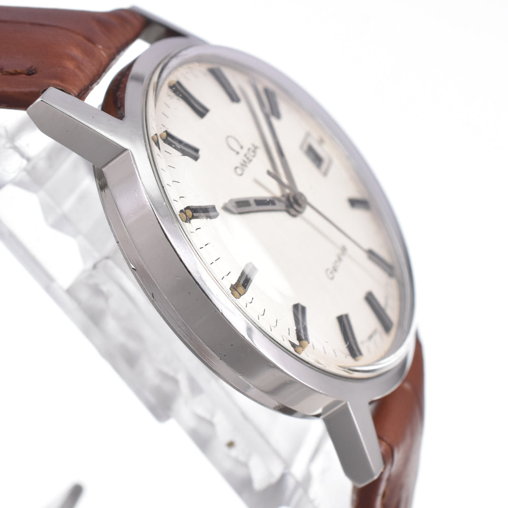OMEGA Geneva 136.070 vintage Cal.613 Silver Dial Hand Winding Men's
 Watch M#150720