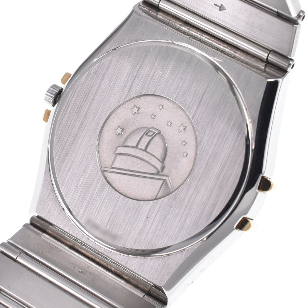 with paper OMEGA Constellation 1410.10 K18YG Bezel gold Dial Quartz Men's
 Watch K#150723