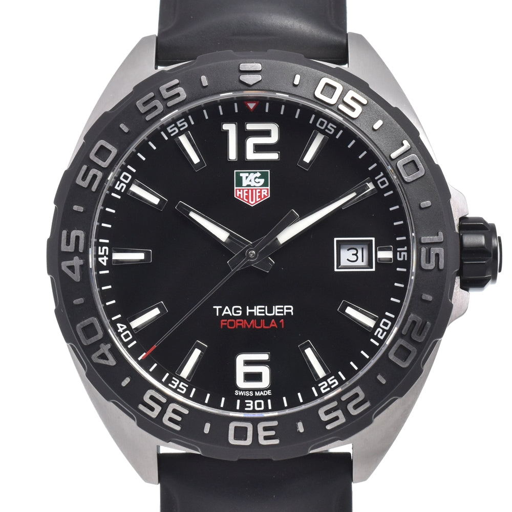 with paper TAG HEUER Formula 1 WAZ1110 Date black Dial Quartz Men's
 Watch K#150724