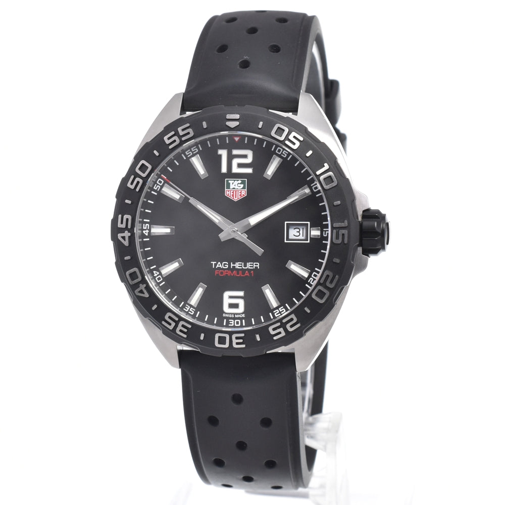 with paper TAG HEUER Formula 1 WAZ1110 Date black Dial Quartz Men's
 Watch K#150724