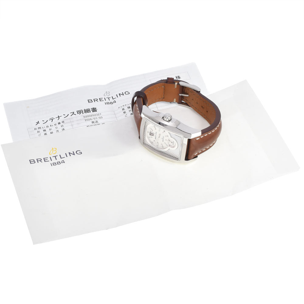 BREITLING Bentley Flying B A28362 Small second date Silver Dial Automatic Men's
 Watch K#150726