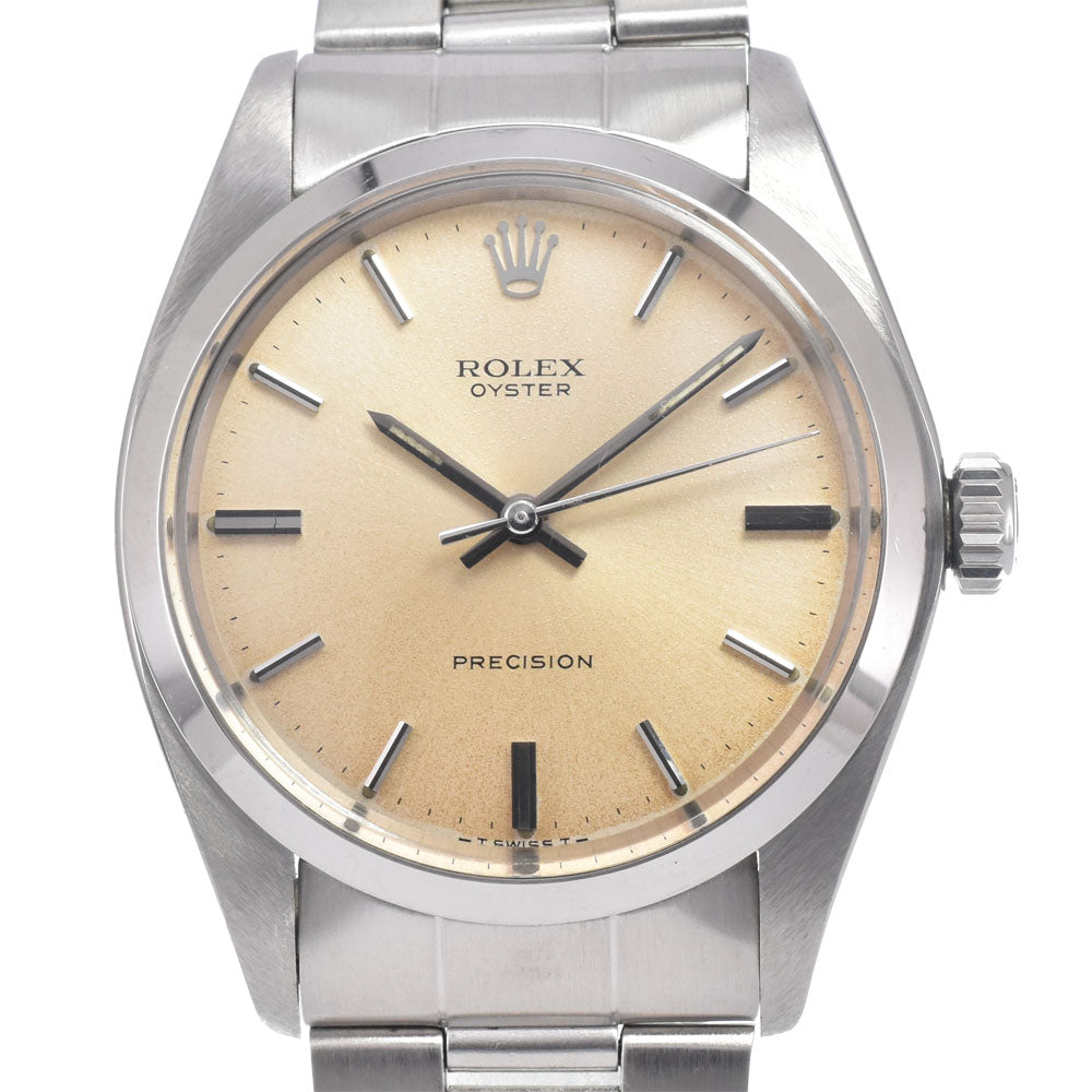 ROLEX Oyster Precision 6426 vintage Cal.1225 Silver Dial Hand Winding Men's
 Watch L#150727