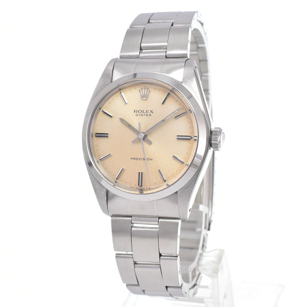 ROLEX Oyster Precision 6426 vintage Cal.1225 Silver Dial Hand Winding Men's
 Watch L#150727