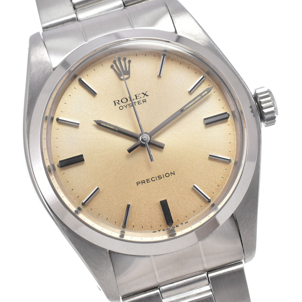 ROLEX Oyster Precision 6426 vintage Cal.1225 Silver Dial Hand Winding Men's
 Watch L#150727