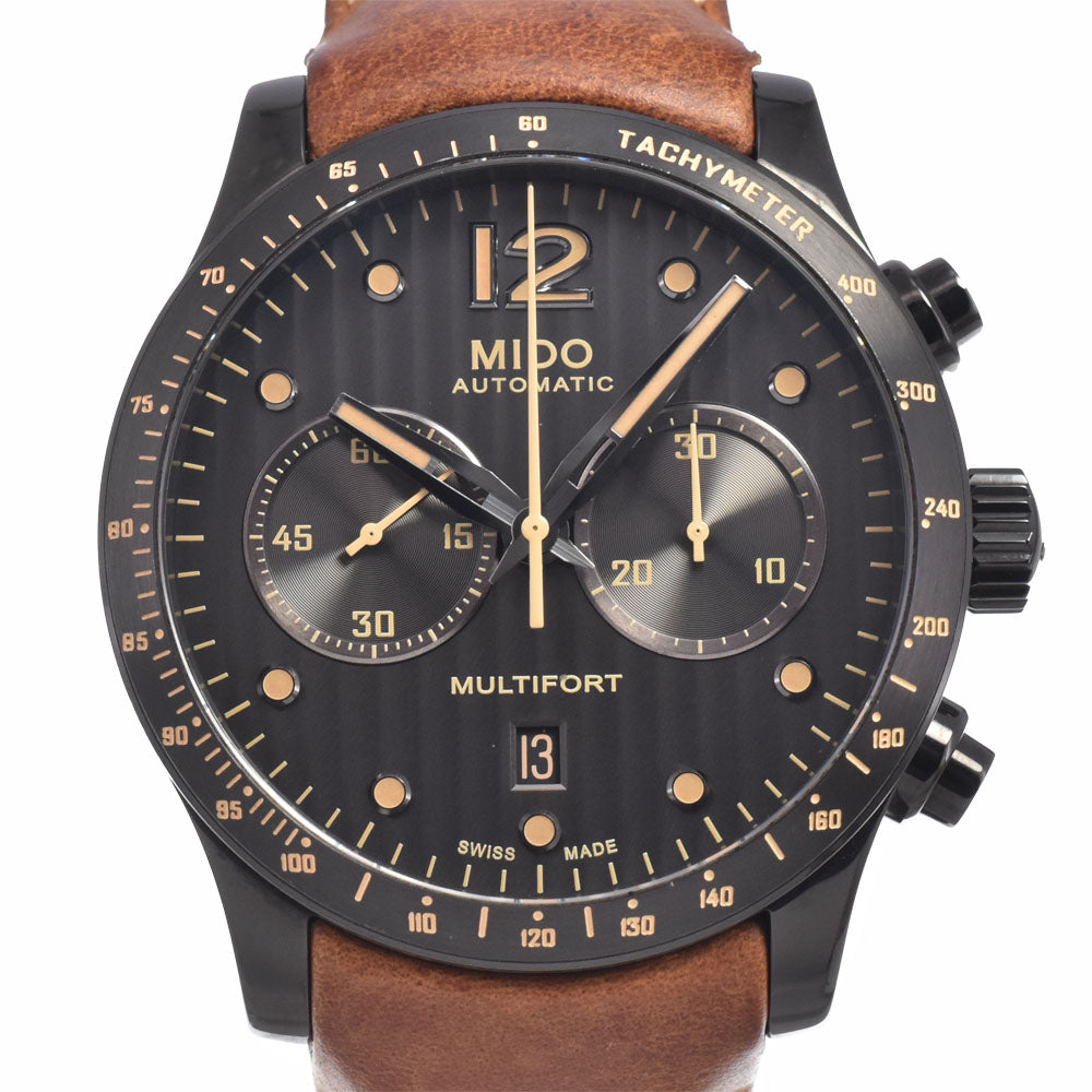 with paper MIDO Multifort M025627 Dark gray Dial Automatic Men's
 Watch K#150729