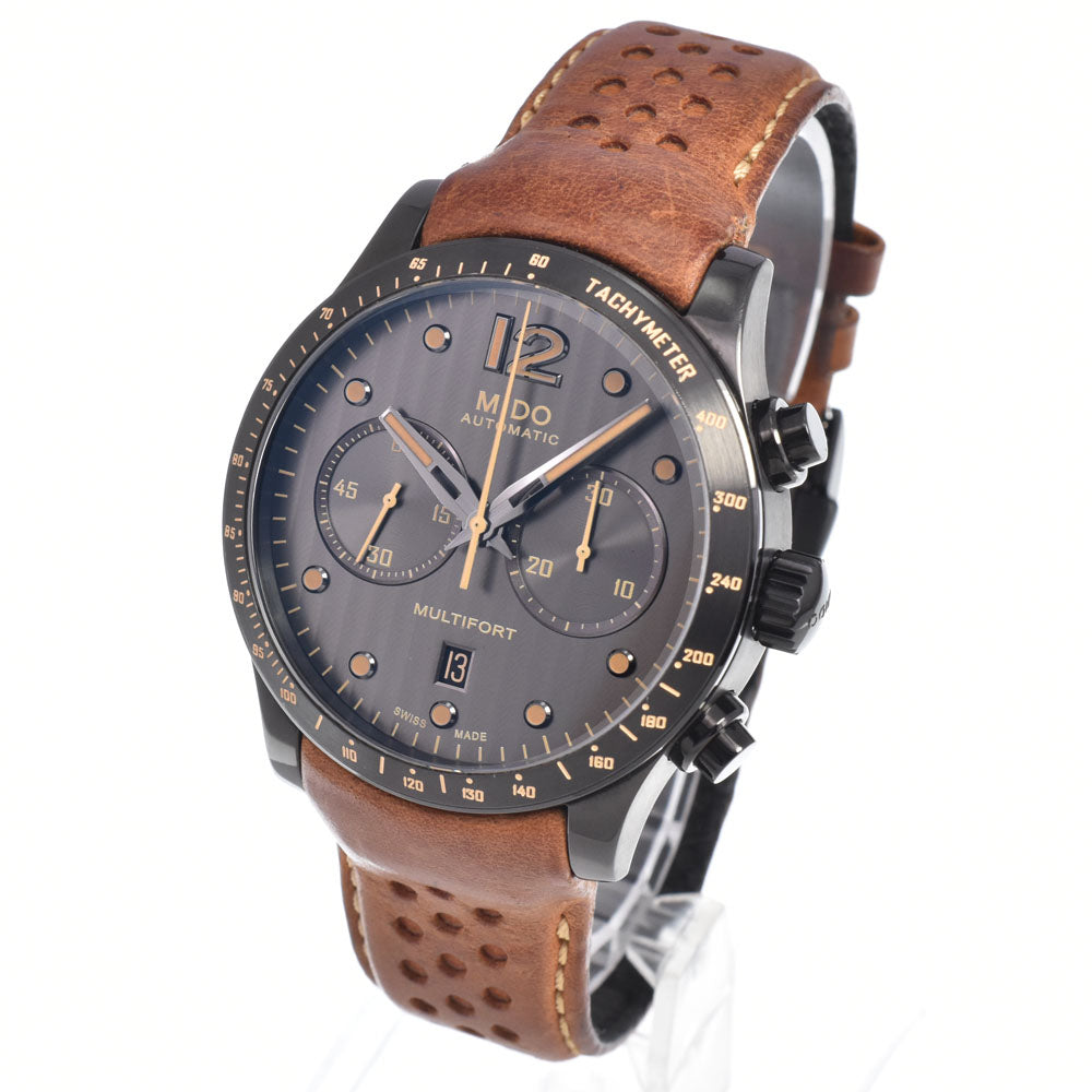 with paper MIDO Multifort M025627 Dark gray Dial Automatic Men's
 Watch K#150729