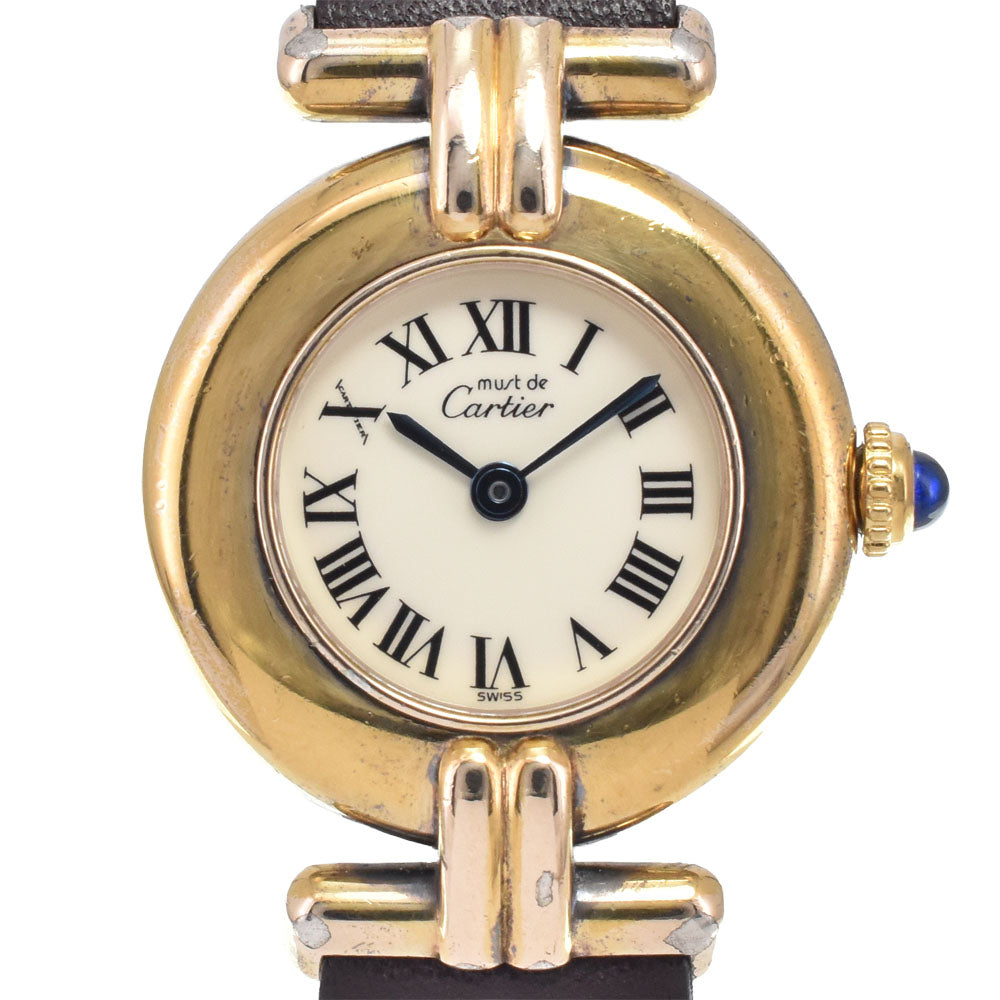 CARTIER Must Colize SM W1000653 Ivory Dial Quartz Ladies
 Watch M#150736