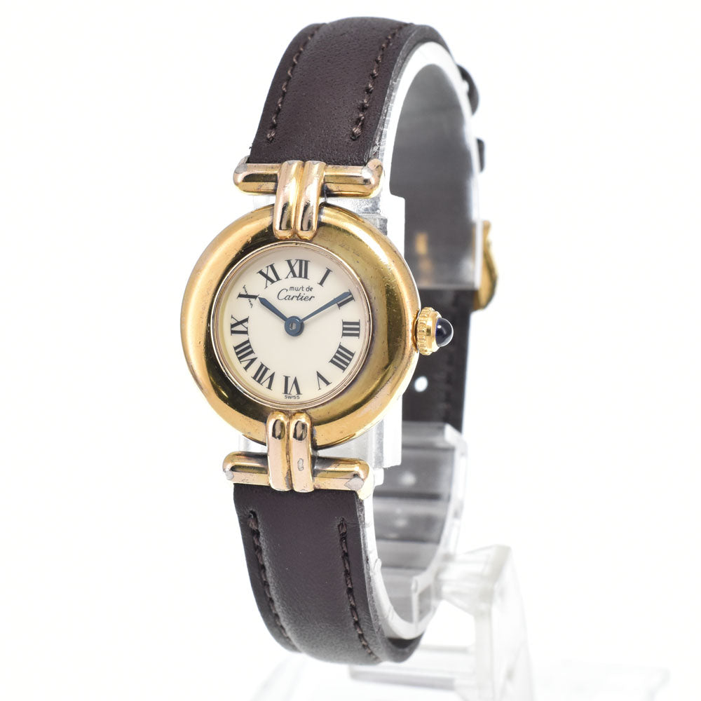 CARTIER Must Colize SM W1000653 Ivory Dial Quartz Ladies
 Watch M#150736