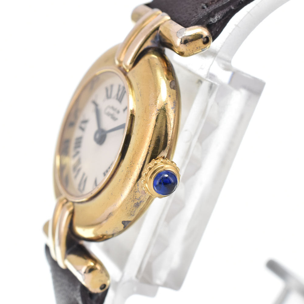 CARTIER Must Colize SM W1000653 Ivory Dial Quartz Ladies
 Watch M#150736