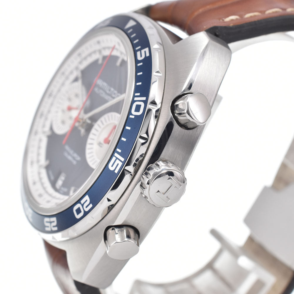 HAMILTON Pan Euro H357160 Limited to 1971 blue Dial Automatic Men's
 Watch K#150737