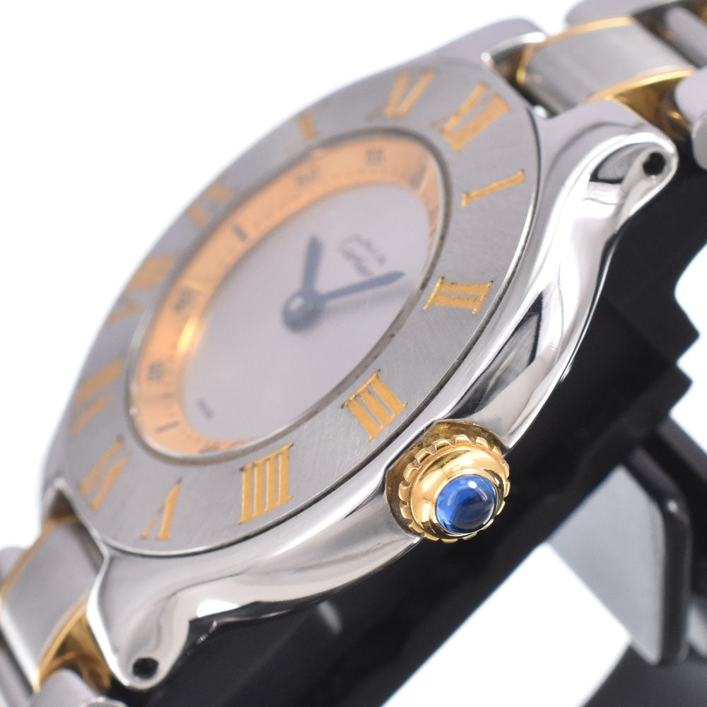 CARTIER Must21 Vantian SM W10073R6 Silver Dial Quartz Ladies
 Watch N#150742