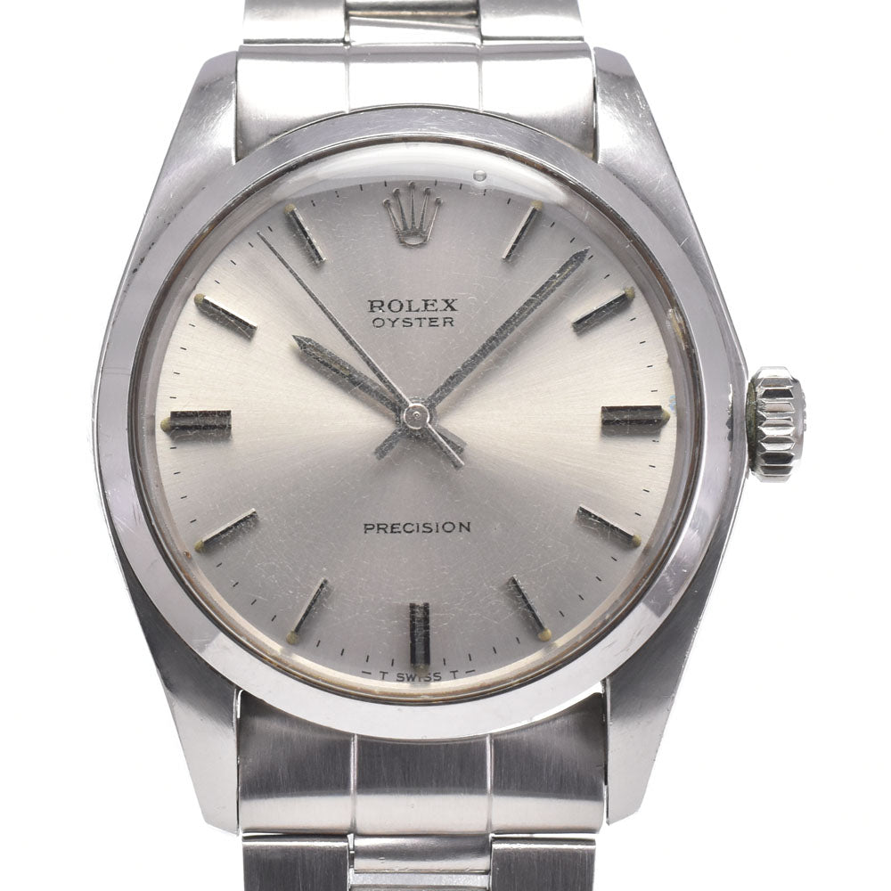 ROLEX Oyster Precision 6426 vintage Cal.1225 Silver Dial Hand Winding Men's
 Watch N#150746
