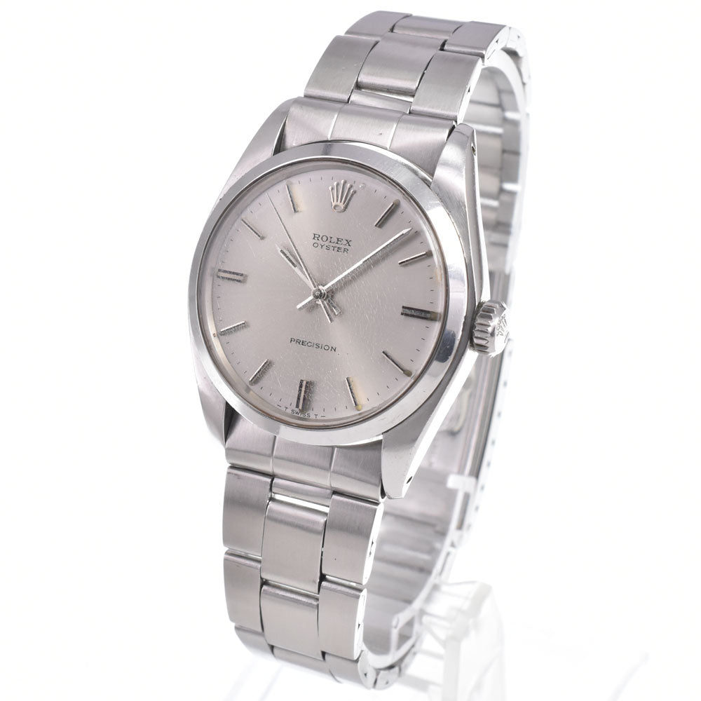 ROLEX Oyster Precision 6426 vintage Cal.1225 Silver Dial Hand Winding Men's
 Watch N#150746