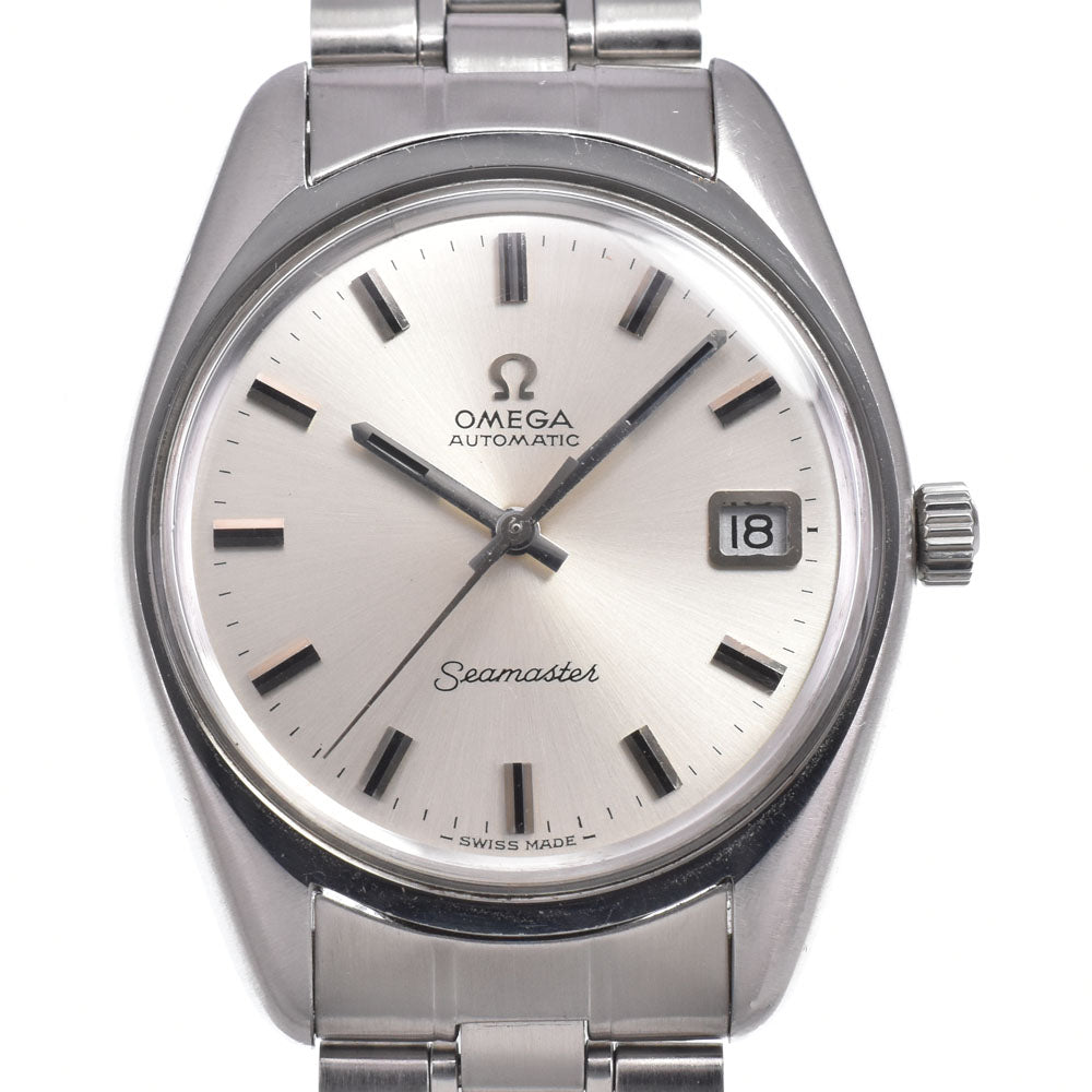 OMEGA Seamaster 166.067 vintage Date Cal.565 Silver Dial Automatic Men's
 Watch N#150749