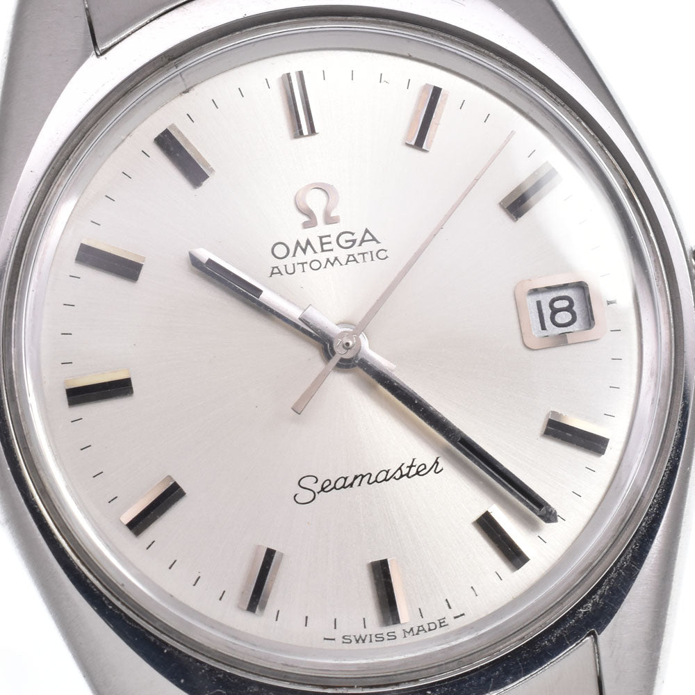 OMEGA Seamaster 166.067 vintage Date Cal.565 Silver Dial Automatic Men's
 Watch N#150749