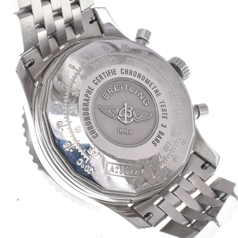with paper BREITLING Navi timer A23322 Silver Dial Automatic Men's
 Watch M#150751