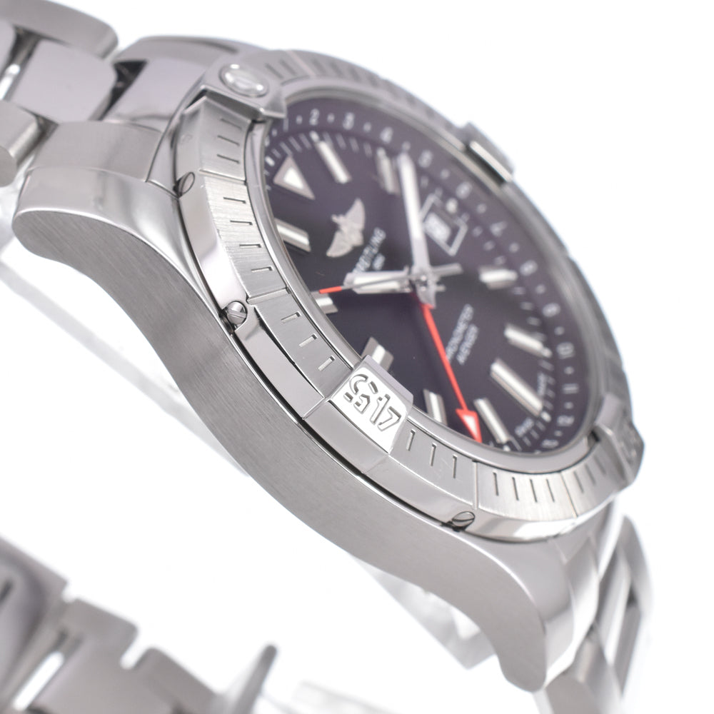 with paper BREITLING Avenger GMT A32397 Date black Dial Automatic Men's
 Watch K#150753