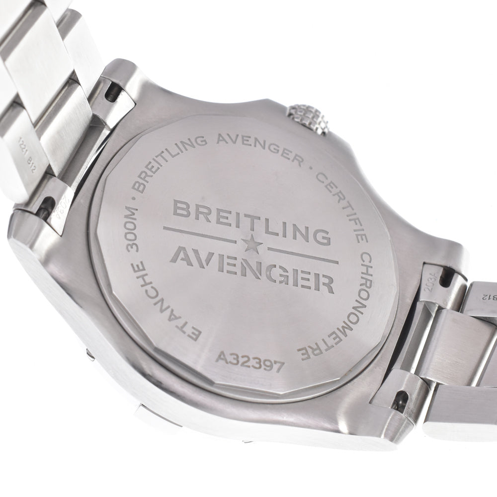 with paper BREITLING Avenger GMT A32397 Date black Dial Automatic Men's
 Watch K#150753