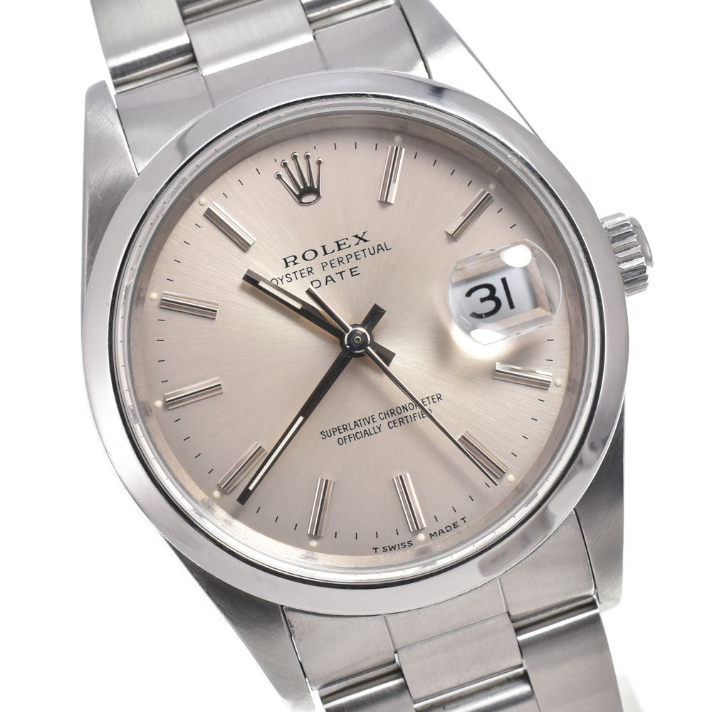 ROLEX Oyster Perpetual DATEJUST 15200 Cal.3135 Silver Dial Automatic Men's
 Watch N#150757