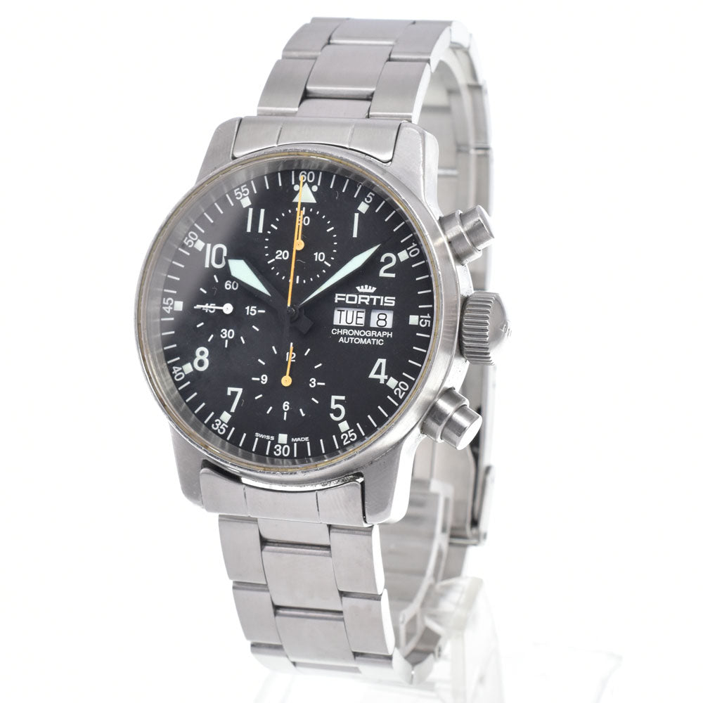 FORTIS Freeger 597.11.141.1 Day date black Dial Automatic Men's
 Watch M#150763