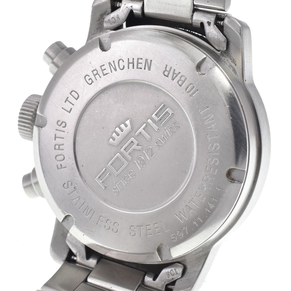 FORTIS Freeger 597.11.141.1 Day date black Dial Automatic Men's
 Watch M#150763