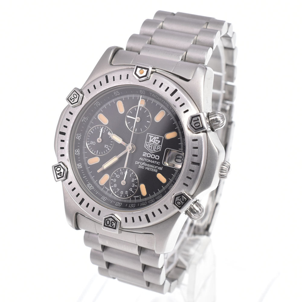 TAG HEUER 2000 series 169.306 black Dial Automatic Men's
 Watch L#150765