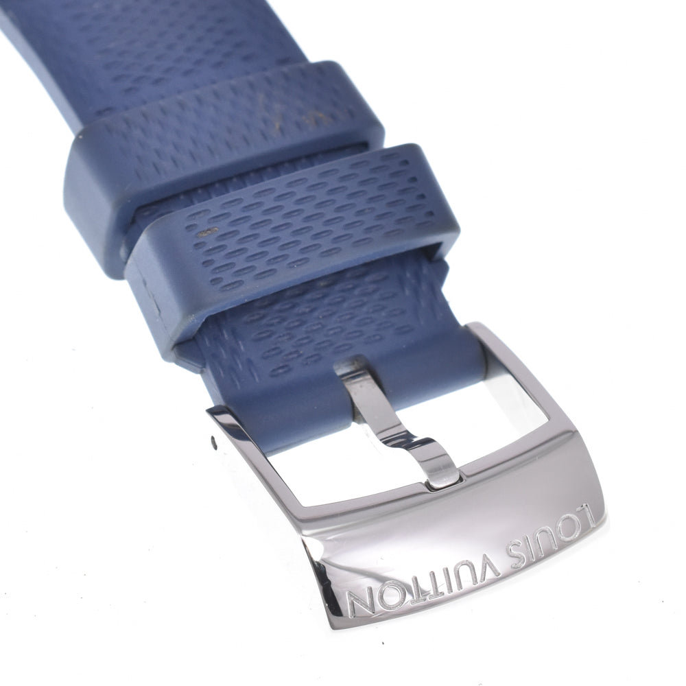 with paper LOUIS VUITTON Tambour Regatta Q102D Chronograph blue Dial Quartz Men's
 Watch M#150766