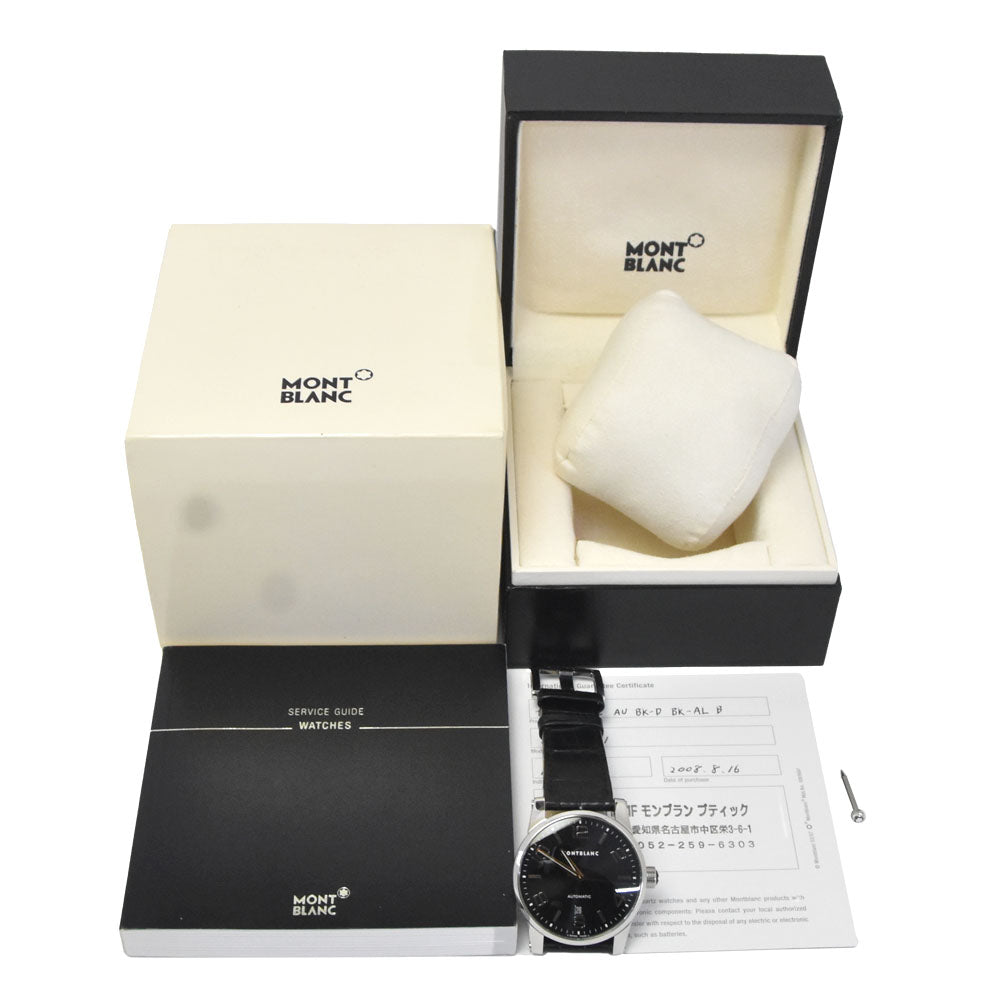 MONTBLANC Time walker 101551 Date black Dial Automatic Men's
 Watch N#150769