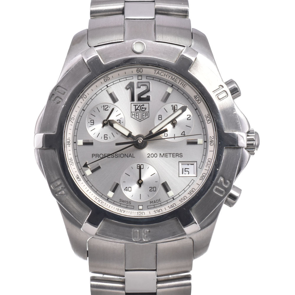 TAG HEUER Exclusive 200m CN1111 Chronograph Silver Dial Quartz Men's
 Watch N#150771