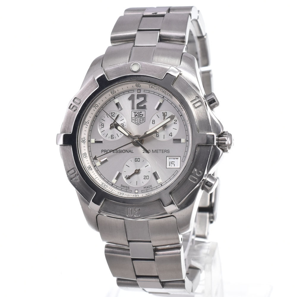TAG HEUER Exclusive 200m CN1111 Chronograph Silver Dial Quartz Men's
 Watch N#150771
