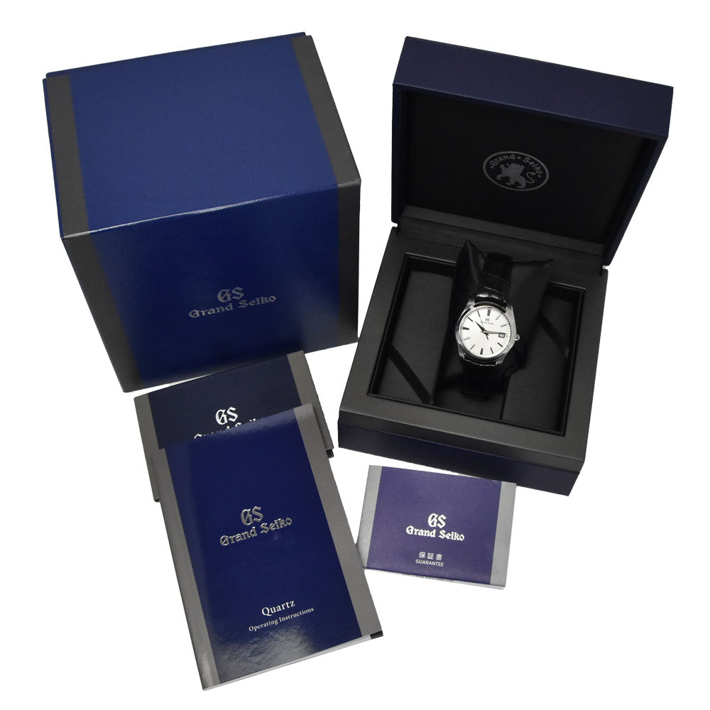 with paper SEIKO Grand Seiko SBGX295/9F62-0AB0 Date white Dial Quartz Men's
 Watch M#150772