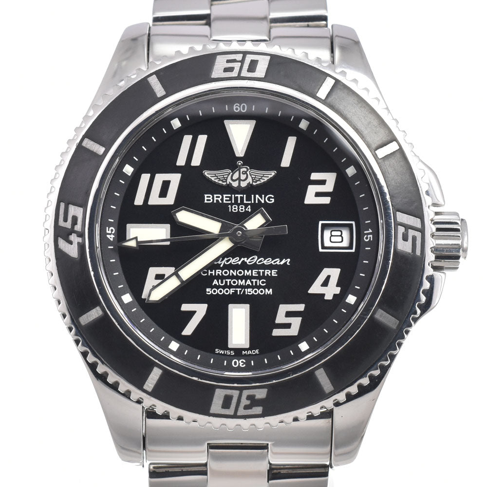 BREITLING Super Ocean 42 A17364 black Dial Automatic Men's
 Watch N#150773