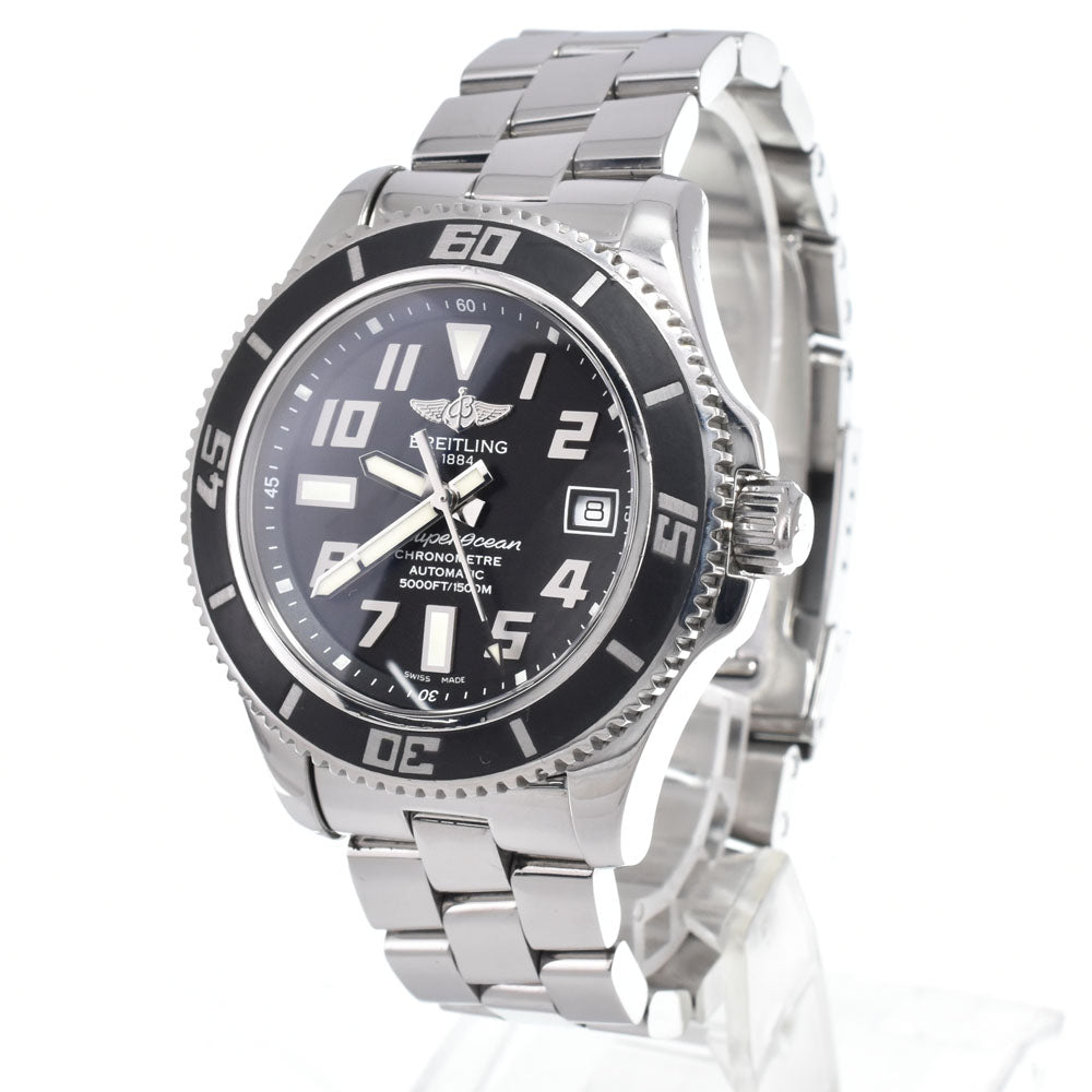 BREITLING Super Ocean 42 A17364 black Dial Automatic Men's
 Watch N#150773