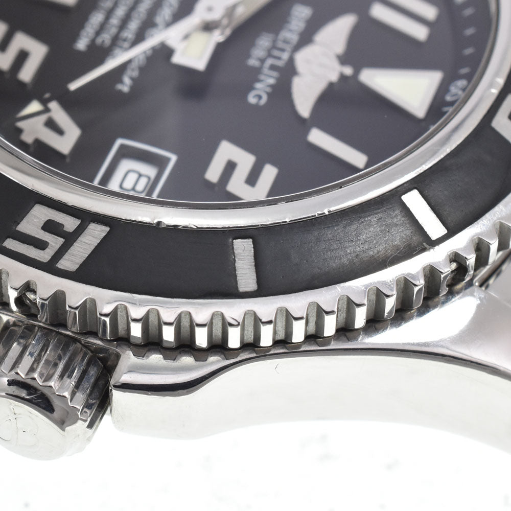 BREITLING Super Ocean 42 A17364 black Dial Automatic Men's
 Watch N#150773