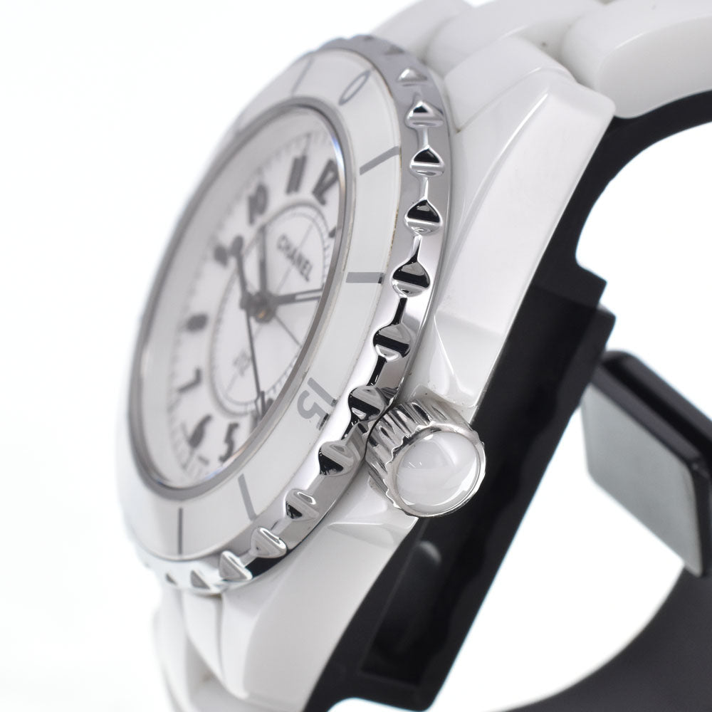 CHANEL J12 H0968 Date white ceramic white Dial Quartz Ladies
 Watch M#150774