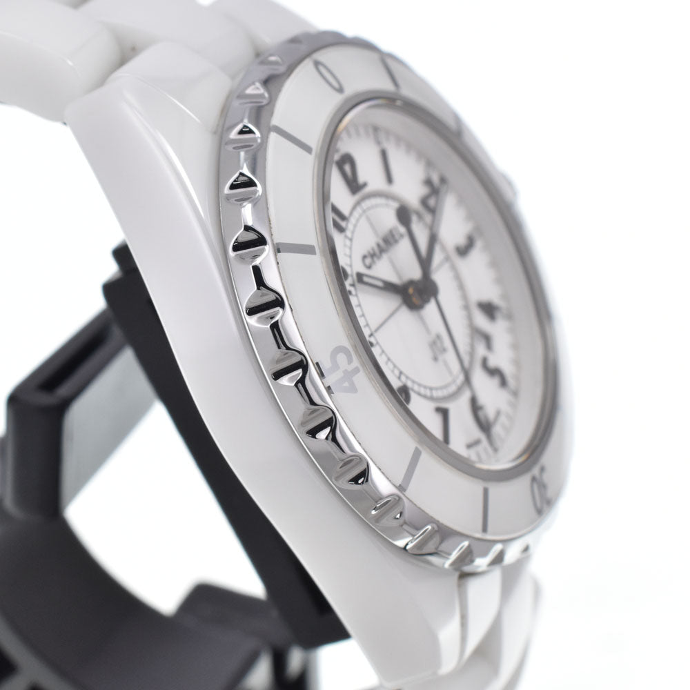 CHANEL J12 H0968 Date white ceramic white Dial Quartz Ladies
 Watch M#150774