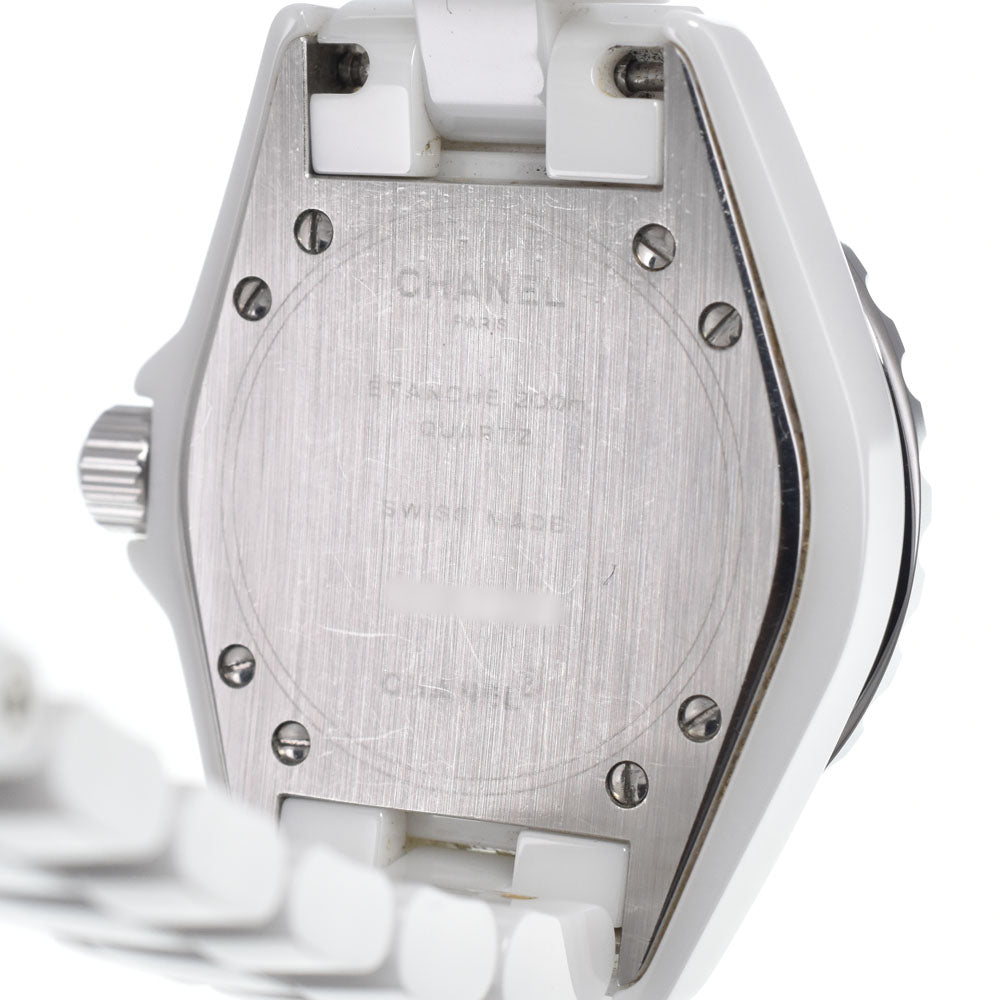 CHANEL J12 H0968 Date white ceramic white Dial Quartz Ladies
 Watch M#150774