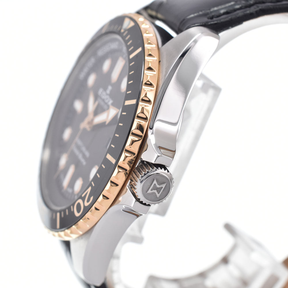 with paper EDOX Neptunian Grande Reserve Date Automatic 80801 black Dial Automatic Men's
 Watch M#150776