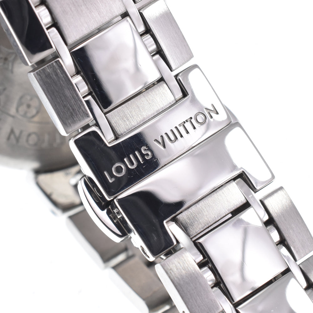 LOUIS VUITTON Tambour Lovely Diamonds Q121H 18P diamond White shell Dial Quartz Ladies
 Watch N#150778