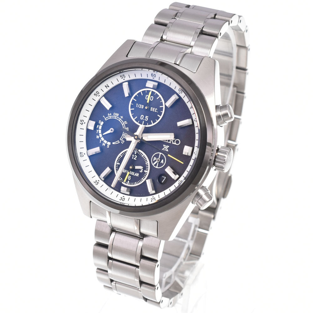 SEIKO Prospex Speed Timer SBED011/5X83-0AH0-1 black Dial GPS Solar Men's
 Watch L#150779