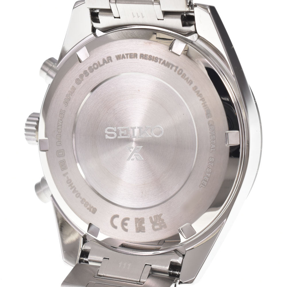 SEIKO Prospex Speed Timer SBED011/5X83-0AH0-1 black Dial GPS Solar Men's
 Watch L#150779
