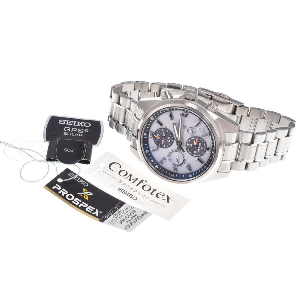 SEIKO Prospex SBED009/5X83-0AH0-1 Silver Dial GPS Solar Men's
 Watch L#150780