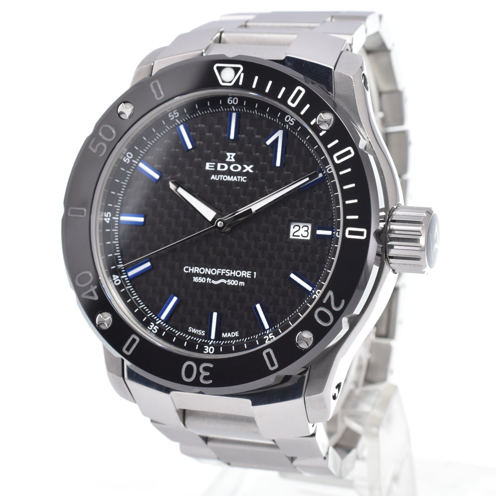 EDOX Chrono Offshore 1 80099 black Dial Automatic Men's
 Watch N#150781