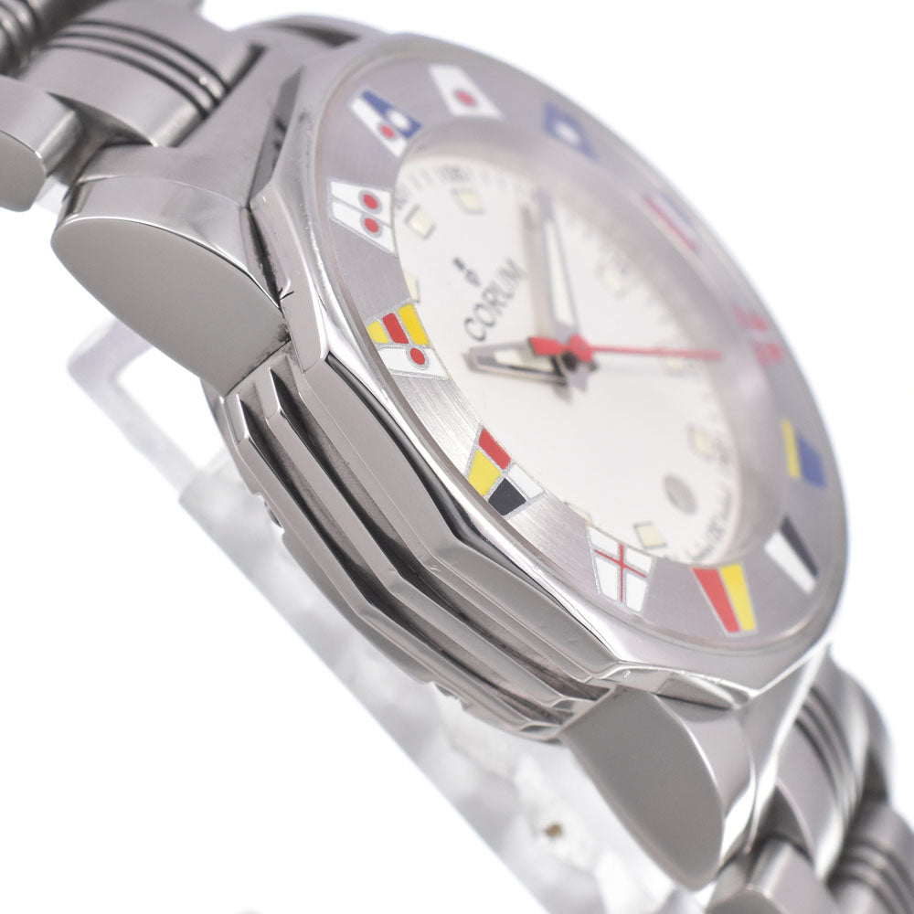 CORUM Admirals cup 039.430.20 Date Silver Dial Quartz Ladies
 Watch M#150782